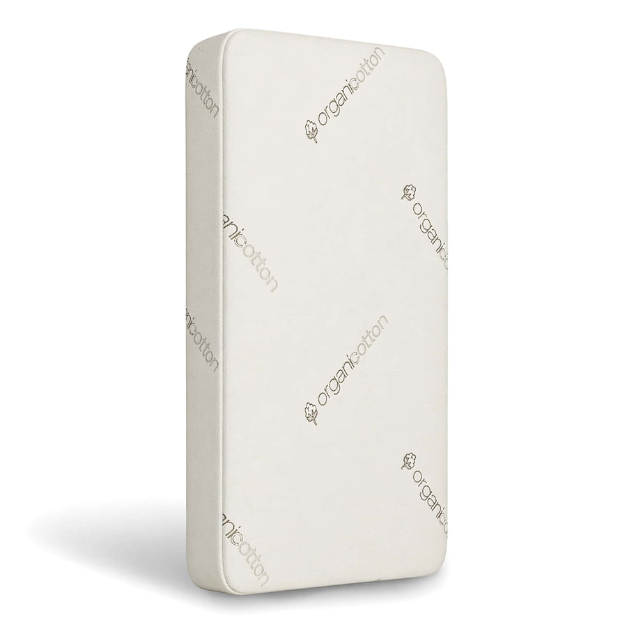 Organic Cotton Baby Crib Mattress, Xtra Large Infant Mattress With Extra-Thick Foam, Soft & Supportive For Sleeping, Playing And Resting